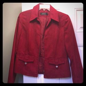 Red Tribal Women’s jacket , Size 6, Suede